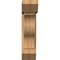 Ekena Millwork Funston Slat Smooth Bracket w/ Offset Brace, Western Red Cedar, 7 1/2"W x 22"D x 30"H BKT0806X22X30FST06SWR - alternate 2